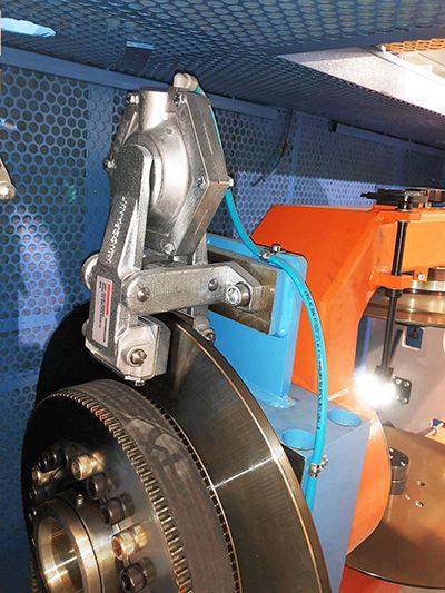 RINGSPANN-Bremse an einer Verseilmaschine RINGSPANN-Bremse an einer Verseilmaschine
